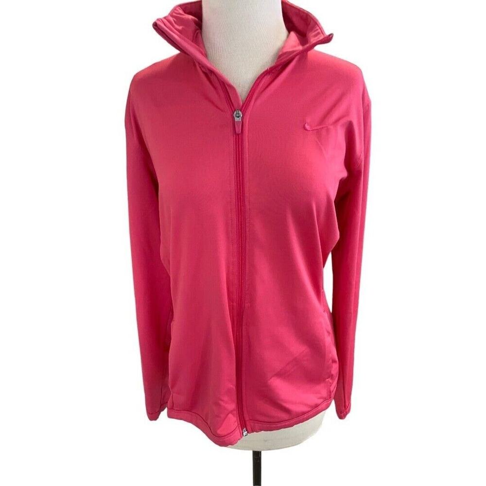 Large Nike Pink Full Zip Running Jacket